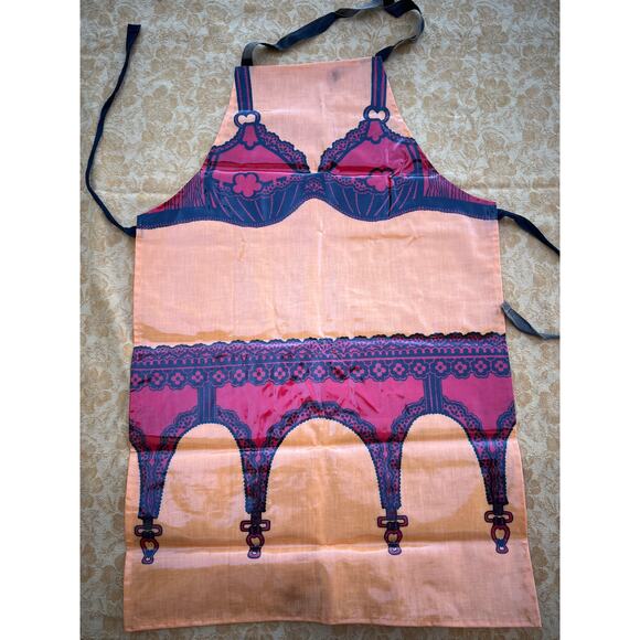 Dodo Vtg Naughty Apron Lingerie Girl - Picture 1 of 9